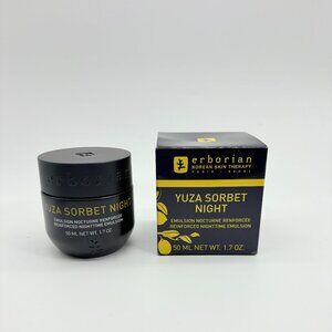 ERBORIAN Yuzu Sorbet Night Cream Full Size 1.7 oz New in Box